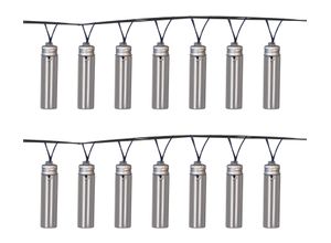 8719099971499 - LUXFORM LED-Lichterkette Solar Monte Gordo silber Flammen 1 Stk Gesamtlänge 465m Lichterketten LED-Lichterkette Solarenergie IP44