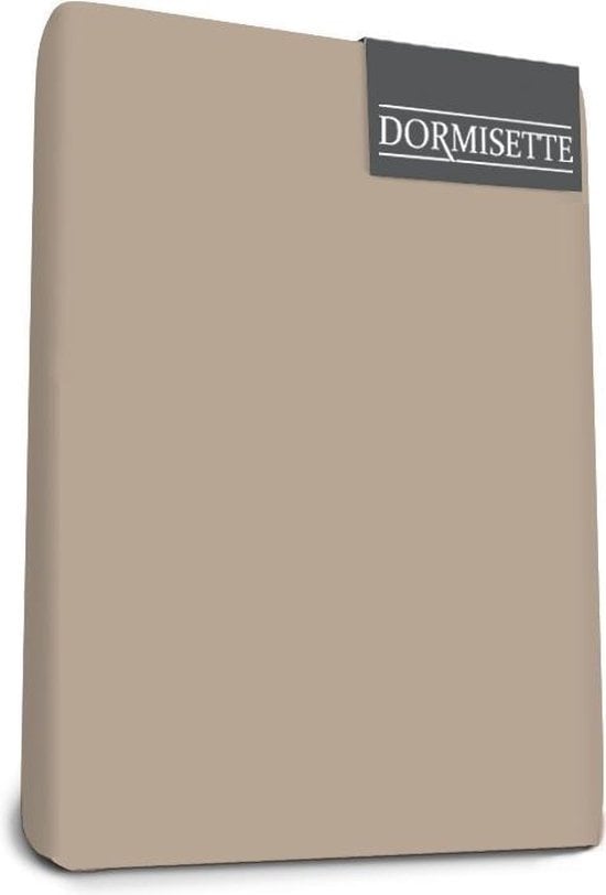 8719105020500 - Dormisette Mako Jersey Top Deck Split Spannbettlaken 160 X 220 cm taupe