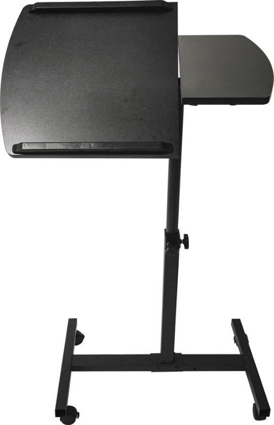 8719128195407 - Laptoptisch Laptop-Ständer - Beistelltisch Betttisch - mobile Rollen - höhenverstellbar - schwarz 8719128195407 - Laptoptisch Laptop-Ständer - Beistelltisch Betttisch - mobile Rollen - höhenverstellbar - schwarz