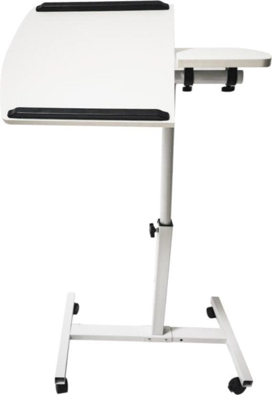 8719128195414 - Laptoptisch - ergonomischer notebook ipad Beistelltisch Nachttisch mobile Arbeitsfläche neigbar höhenverstellbar 65 cm bis 95 cm