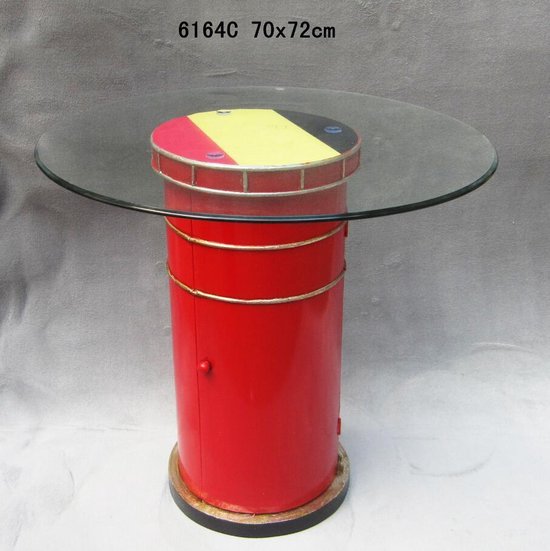 8719128198323 - Beistelltisch Stauschrank Design Belgien Red Devils