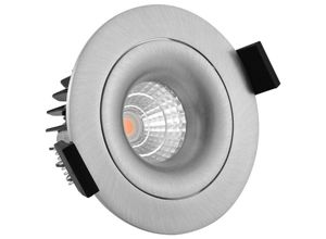 8719157002318 - Markenlos - Noxion LED-Spot Leda schwenkbar Aluminium 6W 400lm 36D - 927 Extra Warmweiß Ausschnitt 83mm - IP44 - Höchste - 2700K - Extra Warmweiß