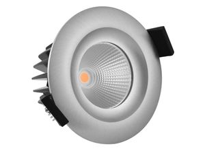 8719157002325 - Markenlos - Noxion LED-Spot Gimba Aluminium 6W 400lm 36D - 927 Extra Warmweiß Ausschnitt 74mm - IP44 - Höchste Farbwiedergabe - - 2700K - Extra