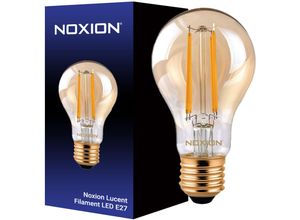 8719157025041 - Markenlos - Noxion Lucent Fadenlampe led E27 Birne Messing 72W 630lm - 822 Extra Warmweiß Dimmbar - Ersatz für 50W - 2200K - Extra Warmweiß