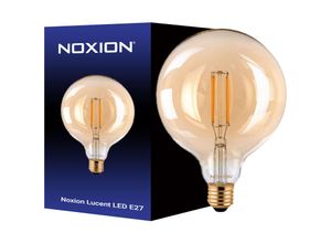 8719157025089 - Markenlos - Noxion Lucent led E27 Globe Fadenlampe Messing 125mm 72W 630lm - 822 Extra Warmweiß Ersatz für 60W