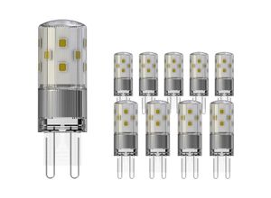 8719157025553 - Mehrfachpackung 10x Noxion Bolt LED Capsule G9 38W 470lm - 827 Extra Warmweiß Ersatz für 40W - 2700K - Extra Warmweiß