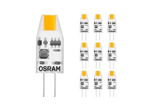 8719157037518 - Mehrfachpackung 10x Micro led Pin G4 1W 100lm - 827 Extra Warmweiß Ersatz für 10W - 2700K - Extra Warmweiß