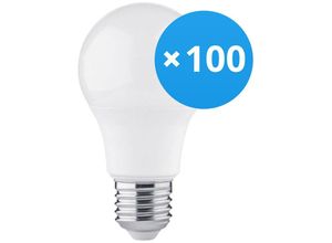 8719157046466 - Sans Marque - Mehrfachpackung 100x led Glühbirne E27 Birne Matt 49W 470lm - 830 Warmweiß Ersatz für 40W