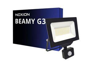 8719157048989 - Noxion Led-Scheinwerfer Beamy G3 50W 5500lm 110D - 830 Warmweiß IP65 - Bewegungs- Und Lichtsensor - Symmetrisch