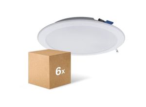 8719157051644 - Mehrfachpackung 6x LED Downlight Pan 18W 1440lm 830 Warmweiß 177mm - Ausschnitt 150mm