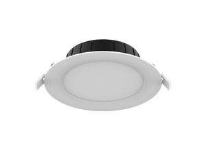 8719157052535 - Led Downlight Hera Flat Weiß 9W 900lm - 827-840 cct 146mm - Ausschnitt 120mm