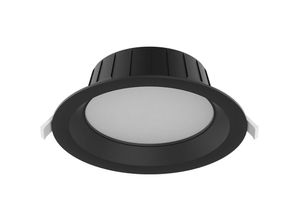 8719157052627 - Led Downlight Hera Mittel Einbau Schwarz 21W 2400lm - 827-840 cct 226mm - Ausschnitt 200mm