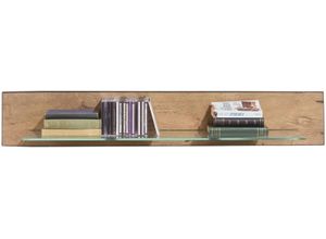 8719185475252 - XOOON Denmark Wandregal Eiche Glas Railway brown 100x20 cm