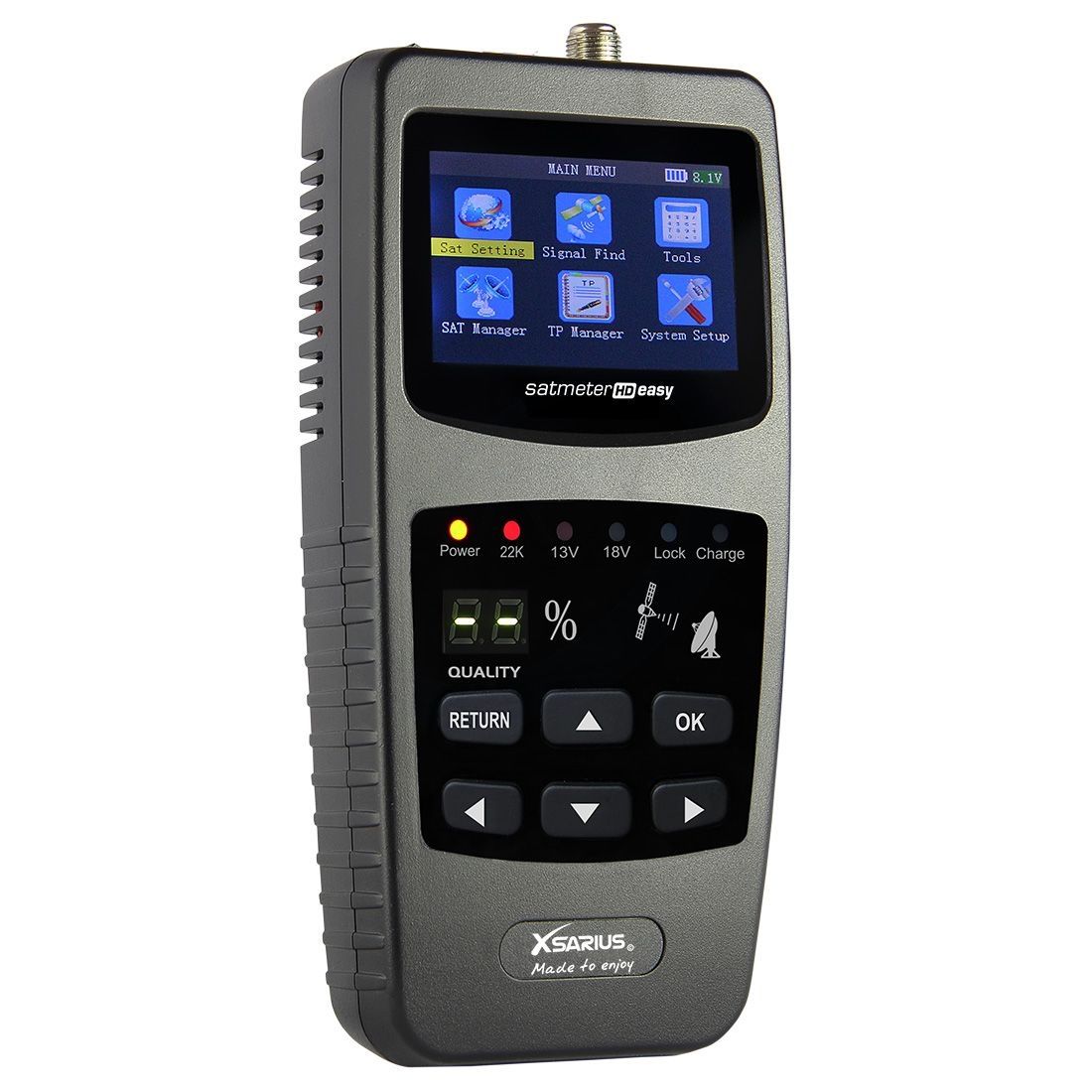 8719189305180 - Satmeter HD Easy Camping Satfinder HD DVB-S + DVB-S2 8PSK SAT Messgerät 8719189305180 - Satmeter HD Easy Camping Satfinder HD DVB-S + DVB-S2 8PSK SAT Messgerät