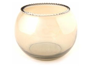 8719202199666 - Home Styling - Teelichthalter Glas Leuchter ∅ 10 cm h 13 cm