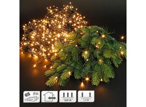 8719202259155 - Ecd Germany - led Lichterkette für Weihnachten mit 480 LEDs 36m Warmweiß für den Innen- und Außenbereich IP44 Weihnachtsbeleuchtung