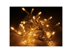 8719202259476 - LED-Minilichterkette warmweiße LEDs klare Birne Kabel transparent 720-flammig 54m