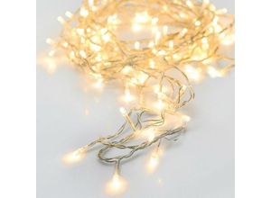 8719202260915 - Qfplus - Garland 24 LEDs transparentes Kabel warmes Licht