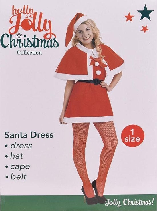 8719202645989 - 4-teiliger Weihnachtsfrauenanzug (One-Size)