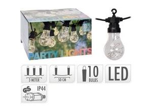 8719202984958 - Weitere - led Lichterkette Party Lights mit 10 Leuchtköpfen Lichterkette