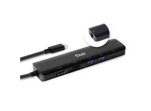 8719214471477 - USB Type C 7-in-1 Hub - Docking Station - USB-C 32 - HDMI - GigE