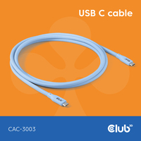 8719214472948 - CLUB3D CAC-3003 USB Kabel USB4 Gen 3x2 2 m USB C