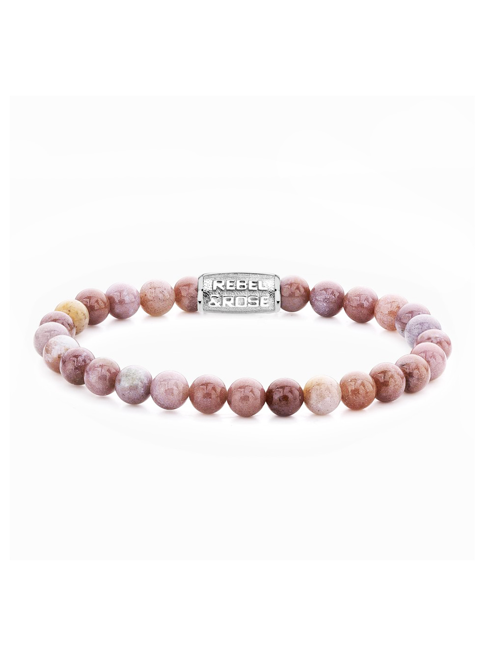 8719214497545 - REBEL & ROSE® Damen Armband Edelstahl rosa S