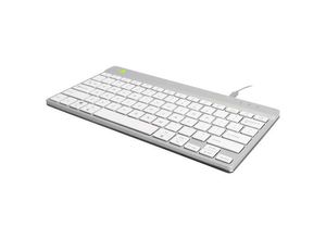 8719274491729 - R-Go Compact Break - keyboard - with integrated break indicator - QWERTY - US - white Input Device - Tastaturen - Englisch - US - Weiss