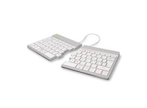 8719274491859 - R-Go Split Break - keyboard - with integrated break indicator - QWERTY - US - white - Tastaturen - Englisch - US - Weiss