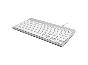 8719274491996 - R-Go Compact Break - keyboard - with integrated break indicator - QWERTZ - German - white Input Device - Tastaturen - Deutsch - Weiss