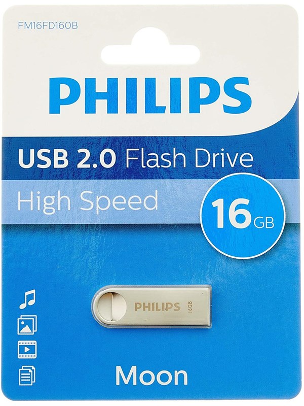 8719274667124 - - phi FM16FD160B - USB-Stick usb 20 16GB Moon (FM16FD160B 00)