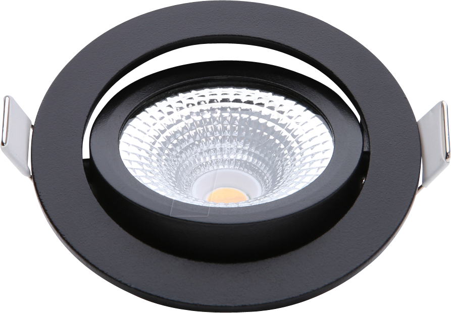 8719322372086 - ECO-DIM 10023 - LED Einbaustrahler dimmbar 5 W 450 lm 2000-3000 K schwarz