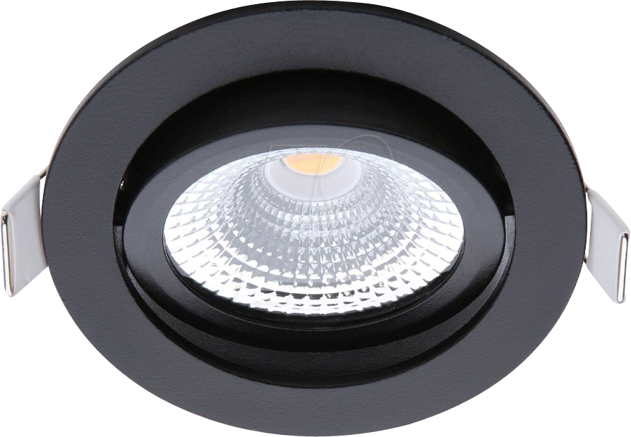 8719322372185 - ECO-DIM 10029 - LED Einbaustrahler dimmbar 5 W 450 lm 2700 K rund schwarz