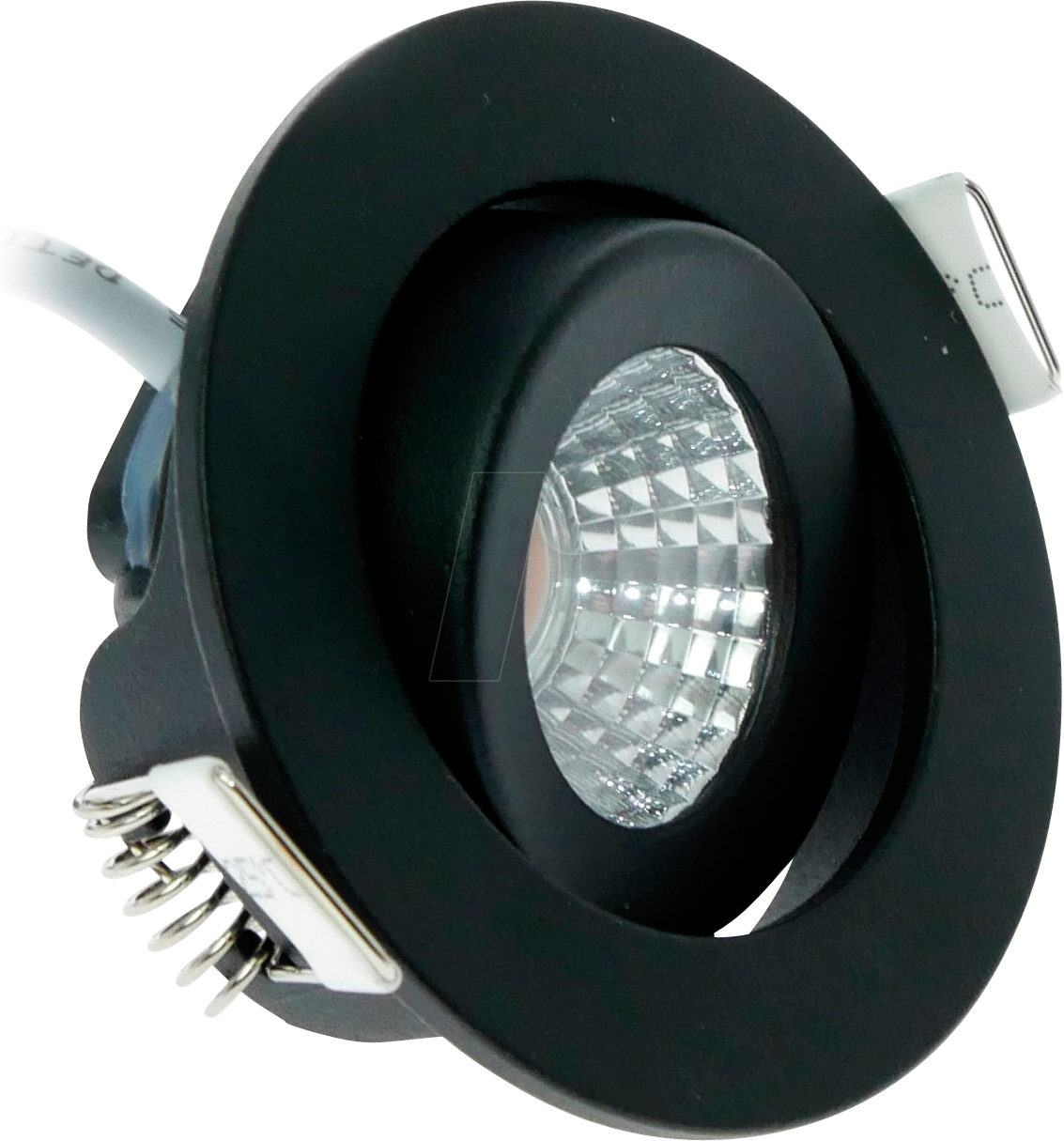 8719322373083 - ECO-DIM 10062 - LED Einbaustrahler dimmbar 5 W 450 lm 2700 K schwarz rund