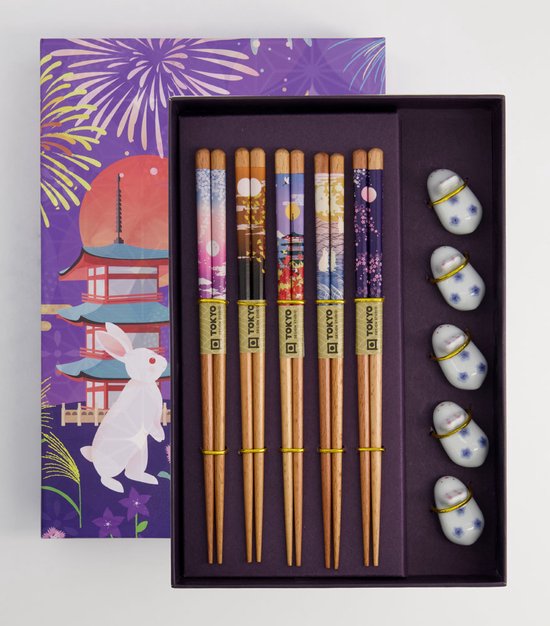 8719323509153 - - Essstäbchen - Geschenkset - Kaninchen