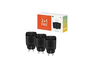 8719323919099 - Hombli smarte Steckdose EU schwarz 2+1 Promo Pack