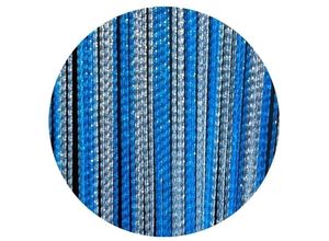 8719325156744 - - Türvorhang pvc blau Rimini 100x230 cm