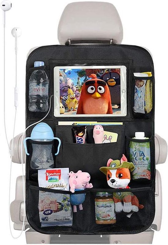 8719326565613 - Autositz-Organizer de luxe Auto-Organizer für Baby und Kinder mit Tablet-Halterung für iPad und andere