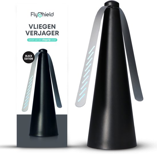 8719326795485 - Tischfliegendetektor mit USB - Anti-Fliegen-Ventilator - Fliegenfänger - Fliegen-Ventilator - Schwarz
