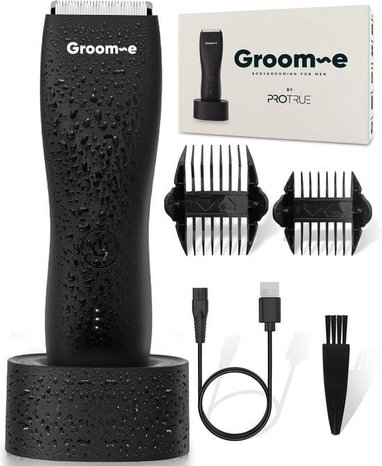 8719327530504 - Groom-e Bodygroomer Men für Schamhaare & Schambereich - Body Trimmer Men - Body Groomer - Rasierer