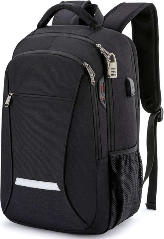 8719327634011 - Anti-Diebstahl wasserdichten Rucksack enthält Usb-Ladestation 14 T m 156 Zoll schwarz