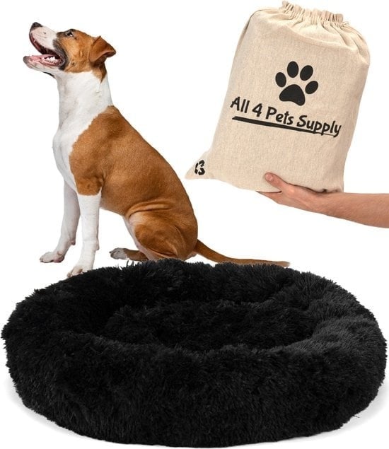 8719327652763 - All 4 Pets Supply® Hundekorb Donut - Größe M - Hundekorb geeignet für Hunde bis 50cm - Hundekissen - Hundebett - Hundekörbe