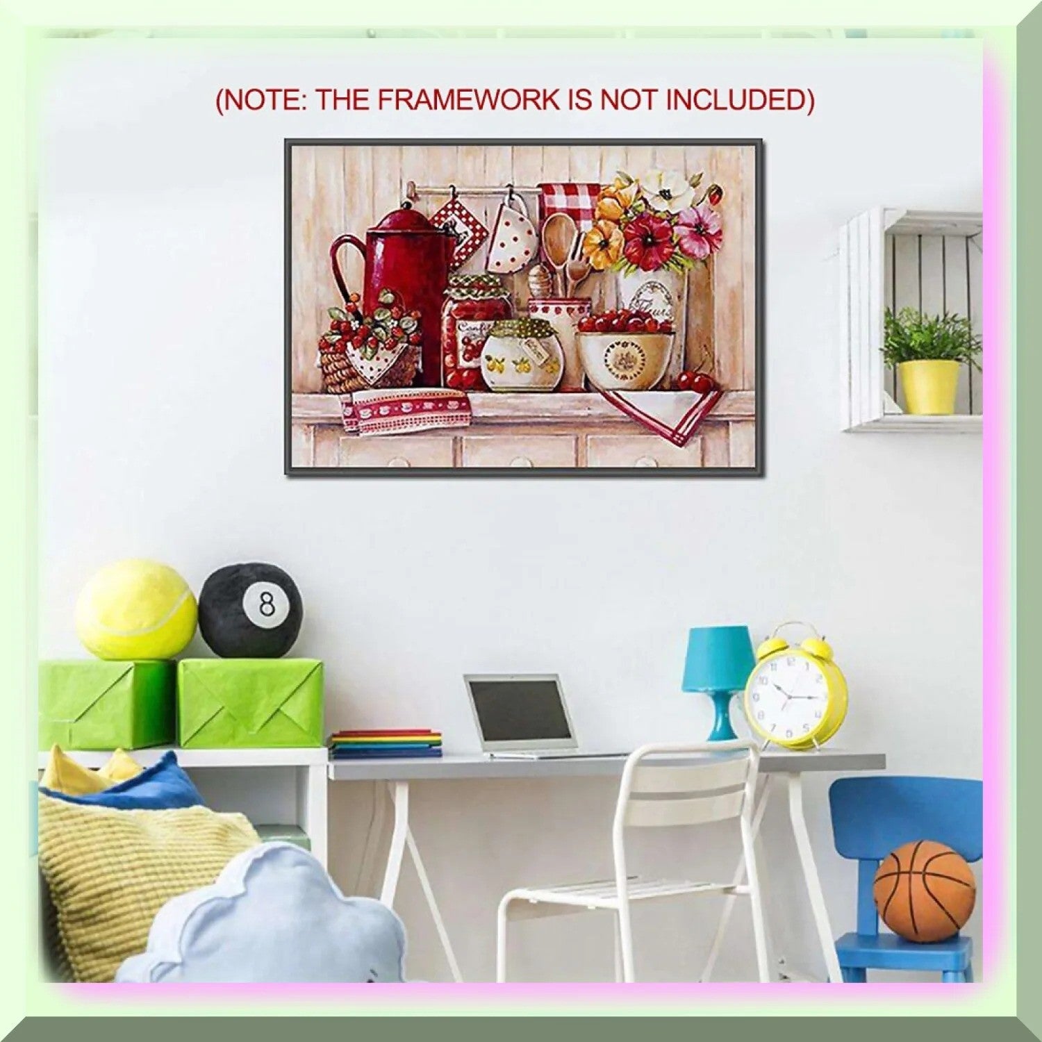 8719327691670 - - 5D DIY Diamond Paint Zeichnung - 10x10x5 cm