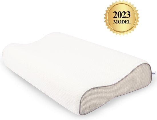 8719327762066 - MiRi Pillow -?Nackenschmerzen - Hohe Qualität - Memory Foam - Luxus - Rückenschmerzen - Memory Foam - 4D Mesh - Orthopädisch - Ergonomisch - 60x35 cm