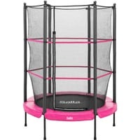 8719425454276 - Salta Junior Trampoline für In- und Outdoor - rund - Ø140cm - Schutzrand Pink