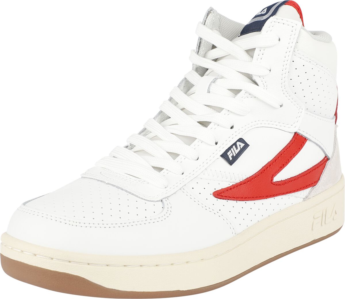 8719477810693 - FILA SEVARO mid wmn Sneaker high weiß rot in EU36