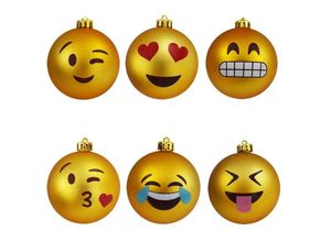 8719481353582 - Northix - Emoji-Weihnachtskugeln