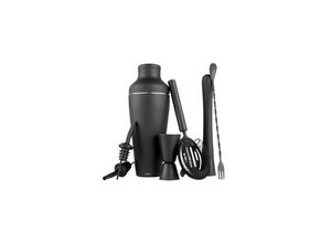 8719481358129 - Cocktail-Shaker-Set - Mattschwarz