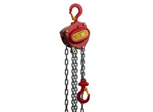 8719482286599 - Delta Hoisting Delta Rot Premium Stirnradkettenzug mit Überlastschutz Tragkraft 05t Länge 100m