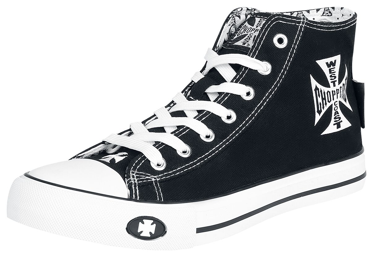 8719497510085 - Iron Cross Sneaker high schwarz weiß in EU44 8719497510085 - Iron Cross Sneaker high schwarz weiß in EU44